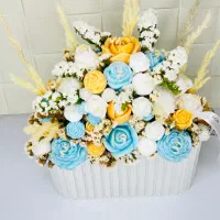 باکس گل شمعی برای روز مادر