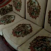 مبل کتیبه ای ۹ نفره تمام چوب