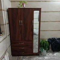 کمد لباس با سه کشو وجا کفشی آینه دار