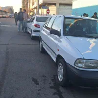 پراید ۱۳۱ سفید مدل ۹۰