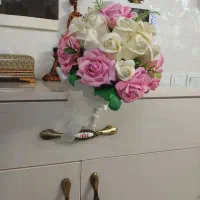 دسته گل عروس|گل مصنوعی|کرج, باغستان|دیوار
