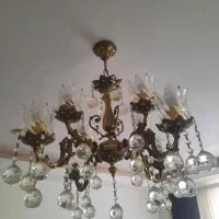 لوستر ۴ شاخه برنز