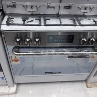 اجاق گاز 5شعله فر دار تمام استیل پیلوت مدل +PR5