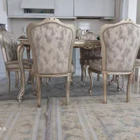 میز ناهار خوری چوب تمام راش