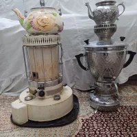 تویست علاءالدینی و قوری سماورنفتی قدیمی