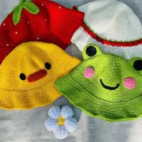 کلاه عروسکی بافتنی