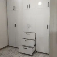 طراحی و ساخت کمد دیواری با ام دی اف درجه 1|جاکفشی، کمد، دراور|اراک, |دیوار