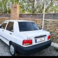 پراید مدل ۹۲  بی رنگ  دوگانه کارخانه