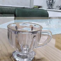فنجان دودی لب طلایی
