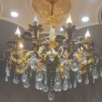 لوستر برنجی|لوستر و چراغ آویز|ری, علایین|دیوار