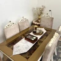 یک دست مبل سلطنتی با  میز ناهارخوری ۶ نفره|مبلمان خانگی و میز عسلی|تهران, نیروی دریایی|دیوار
