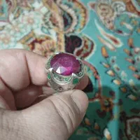 یاقوت معدنی اصل آفریقا و لعل و زمرد اصل افغان