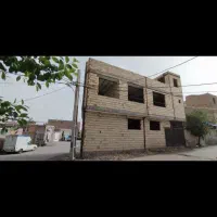 خانه نیمه کاره تجاری مسکونی دونبش14متری