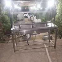 سینگ ظرفشویی وابچک باشیراحرمی وسیفون ترکیه ای