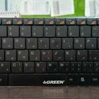 کیبورد بی‌سیم گرین مدل GK102W - درحد نو