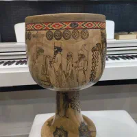 تنبک استاد شیرانی سوخته کاری ۴ مهر