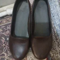 کفش زنانه سایز۳۸رنگ قهوه ای درحدنو