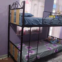 تخت دو طبقه بدون تشک