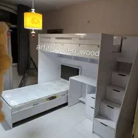 تخت تختخواب دو طبقه کمجا مدل گالاردو|تخت و سرویس خواب|تهران, جوانمردان (اندیشه)|دیوار