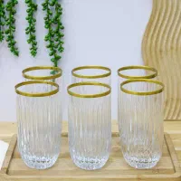 ظروف سرامیکی و چینی و شیشه ای ولب طلا