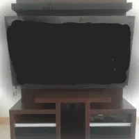 میز تلویزیون شرکتی همراه با براکت دیواری