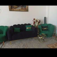 مبل هفت نفره تخت وخوابشو|مبلمان خانگی و میز عسلی|ماهیدشت, |دیوار