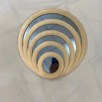 آینه PVC گرد چندسایز با شلف نظم‌دهنده|لوازم نظافت|مشهد, نرگس (شهرک غرب)|دیوار