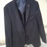 تک کت و جلیقه سورمه ای سایز 50