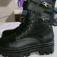 بوت مشکی دخترانه|کیف، کفش، کمربند|کرج, محمود آباد|دیوار