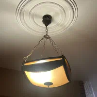 لوستر چوبی مربعی|لوستر و چراغ آویز|فردیس, فردیس|دیوار