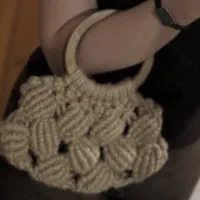 کیف مکرومه گردویی نو