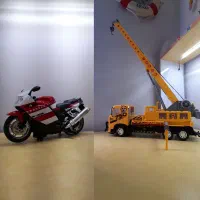 اسباب بازی جرثقیل و موتور