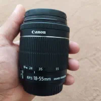 لنز کنون Canon18.55mm f 3.5 5.6 IS STM در حدنو+UV