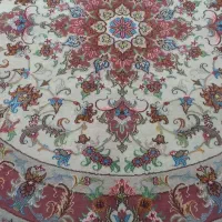 فرش دستبافت دایره ۱/۵×۱/۵ رج ۴۰ طرح علیا