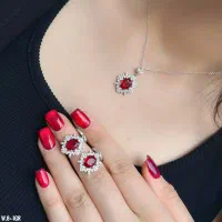 گردنبند فرشته روی ماه نقره Angel on the Moonکد8871|بدلیجات|تبریز, |دیوار