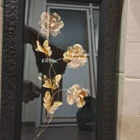 قاب گل طلا هدیه روز مادر|تابلو، نقاشی، عکس|شیراز, اصلاح‌نژاد|دیوار