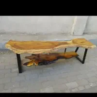تولیدی میز تلوزیون با چوب انواع درختان گردو و توت