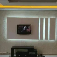 کناف کار سقف کاذب کنافکاری نورمخفی دکوراسیون لاین|خدمات پیشه و مهارت|کرج, گوهردشت|دیوار