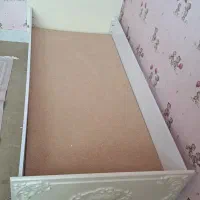 تخت کودک نوجوان شو با پاتختی و تشک طبی