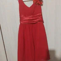 پیراهن دخترانه قرمز آمریکایی