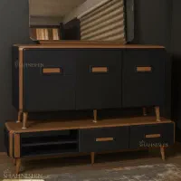 ست میز و کنسول مدل کارینا|بوفه، ویترین، کنسول|نسیم‌شهر, |دیوار