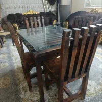 میز ناهارخوری 4نفره چوبی