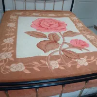 تختخواب دونفره فرفوژه با میزتوالت و تشک