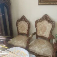 مبل استیل چوب گردو