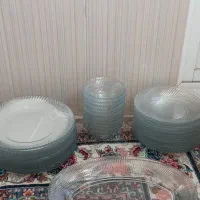 سرویس غذا خوری چینی و کریستال|ظروف سرو و پذیرایی|کرمانشاه, |دیوار