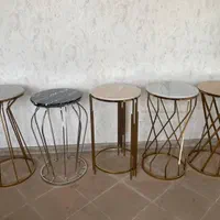 میز عسلی کنار سالنی تولد بلند تشریفاتی فلزی خاطره|مبلمان خانگی و میز عسلی|قم, باغ شریفی|دیوار