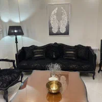 مبلمان ۷نفره تمام چوب راش گرجستان،پارچه وارداتی نو