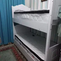 تخت خواب دونفره همراه تشک کاملا نو