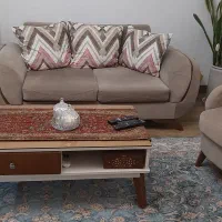 نیم ست مبل اسپرت در حد نو|مبلمان خانگی و میز عسلی|اندیشه, پرنیان|دیوار