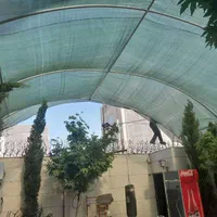 سایبان رشت شید گلخانه با تراکم بالا دوردوزی و قلاب